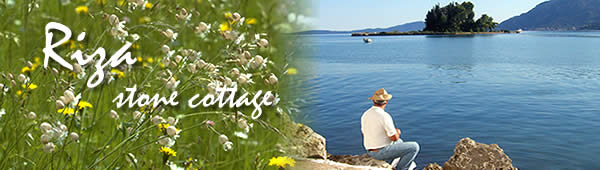 Riza Corfu Stone Cottage Location Vatos